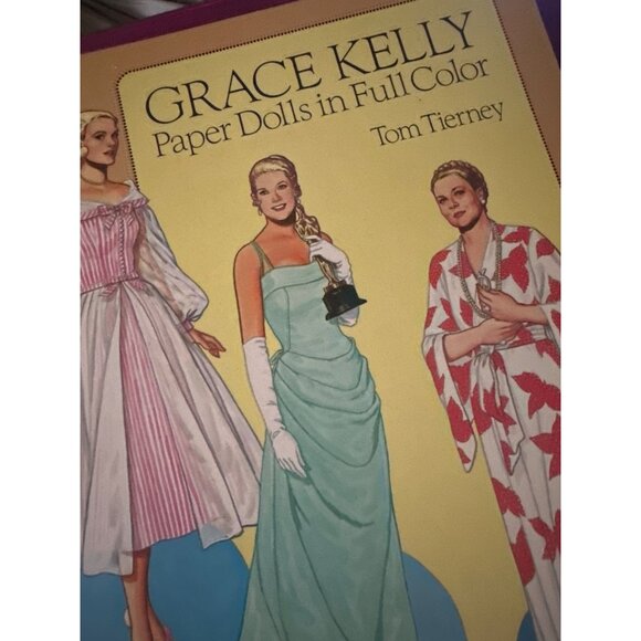 Grace Kelly Paper Dolls In Full Color By Tom Tierney 1986 Dover Publication uncu - Picture 2 of 7